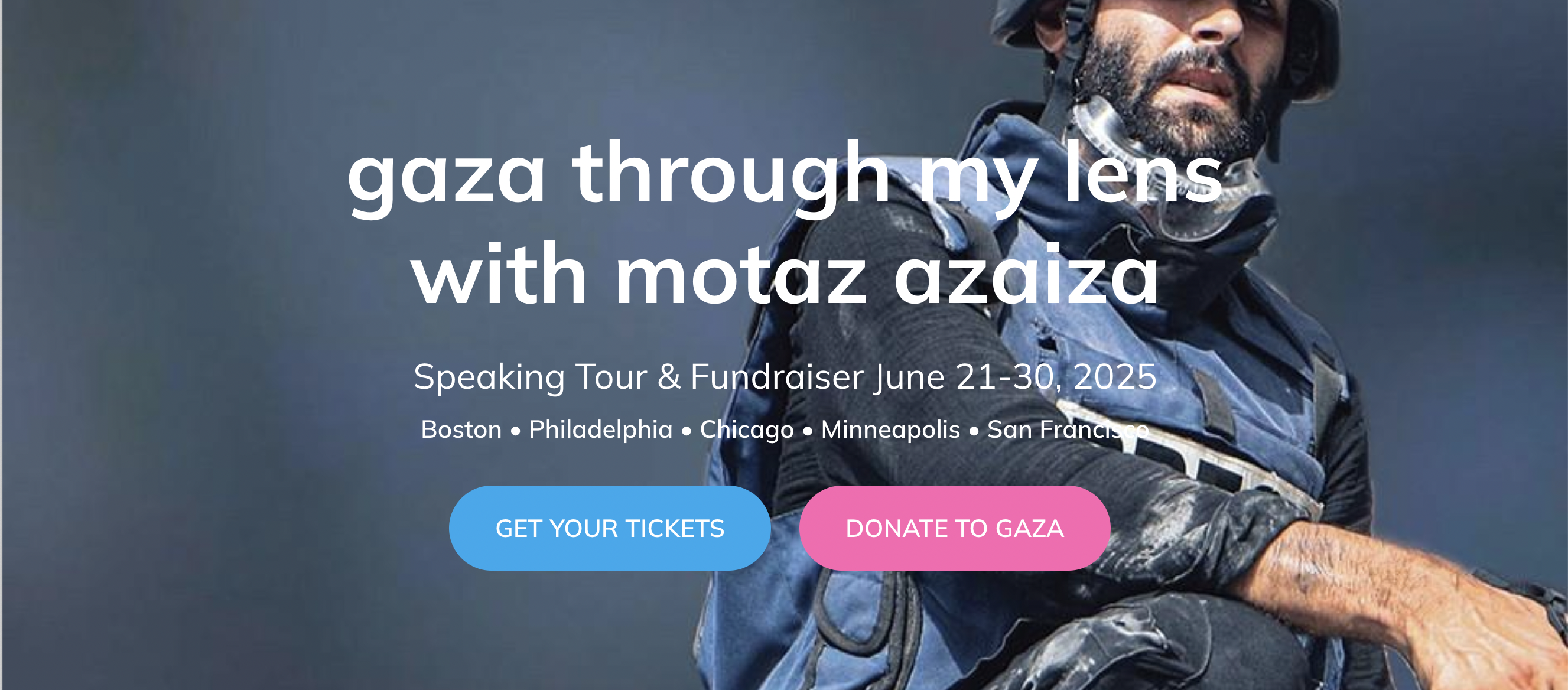 Gaza through My Lens with Motaz Azaiza