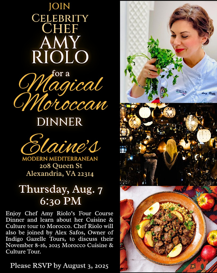 Moroccan Treasures Presentation and Dinner