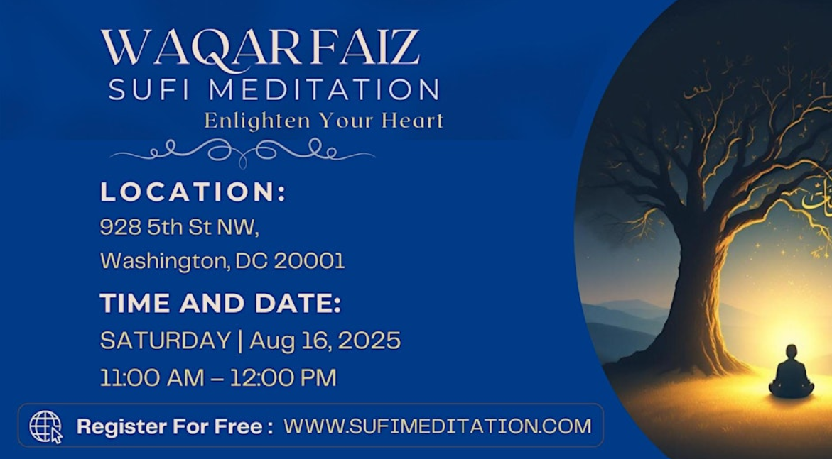 Waqar Faiz Sufi Meditation in Washington D.C