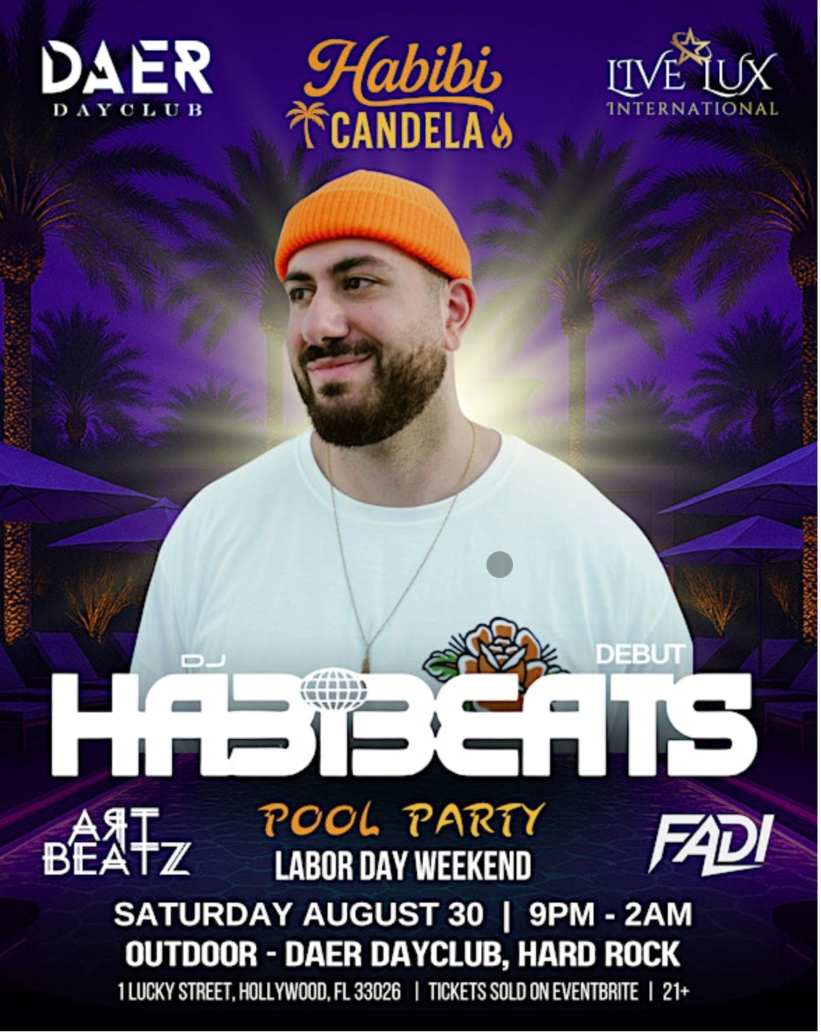 DJ HABIBEAT - HABIBI CANDELA – Labor Day Weekend Pool Party