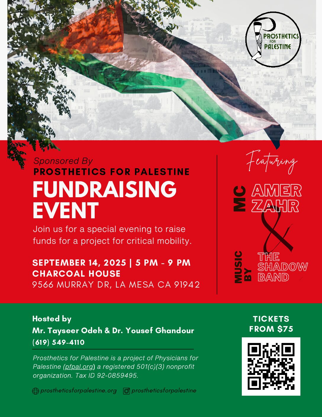 Prosthetics for Palestine Fundraiser