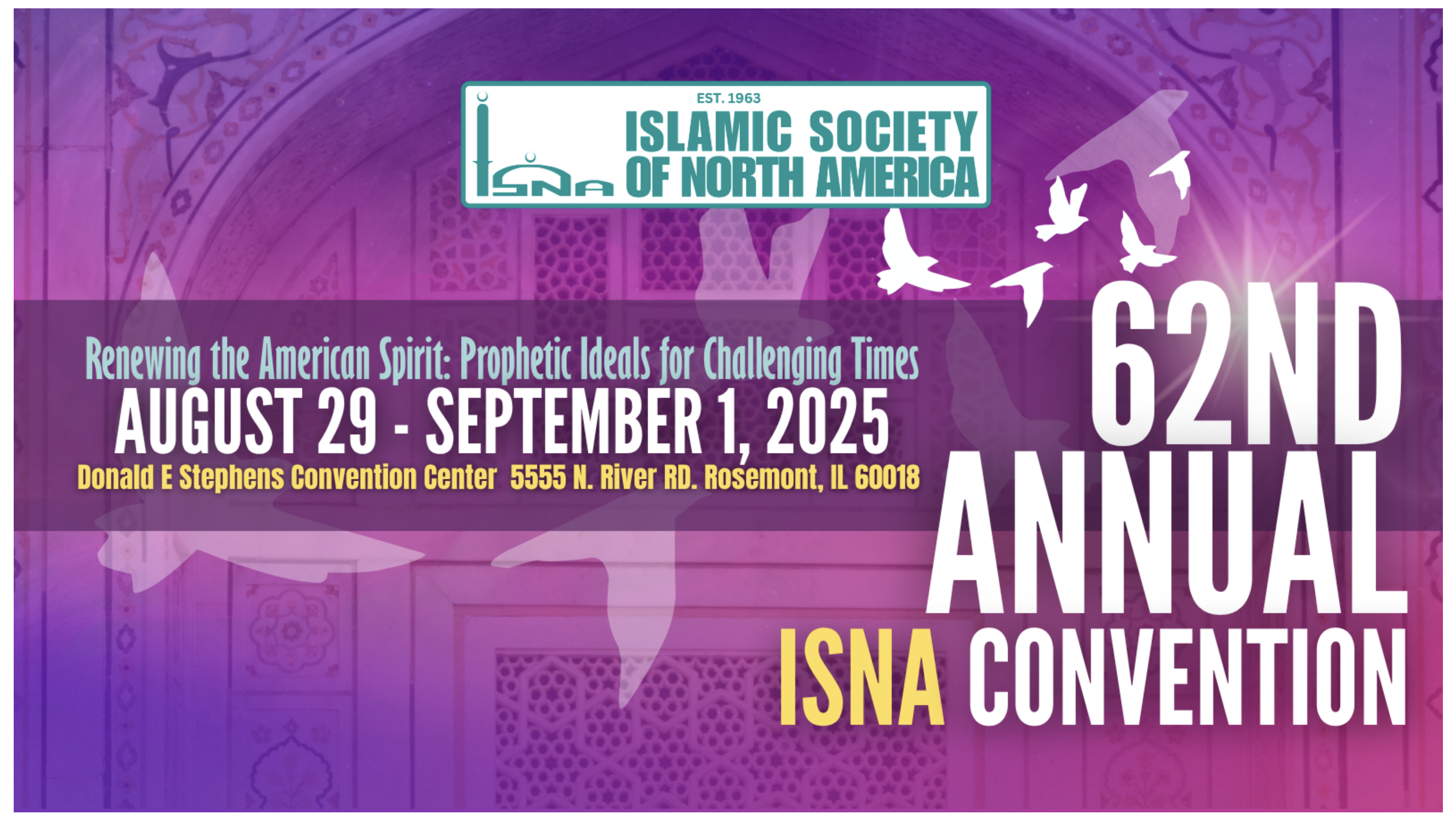 62ND ANNUAL ISNA CONVENTION