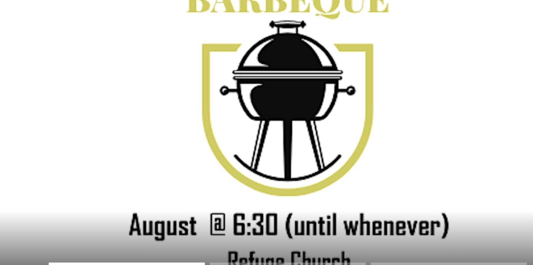 Barbecue for Christians and Muslims - August 29th