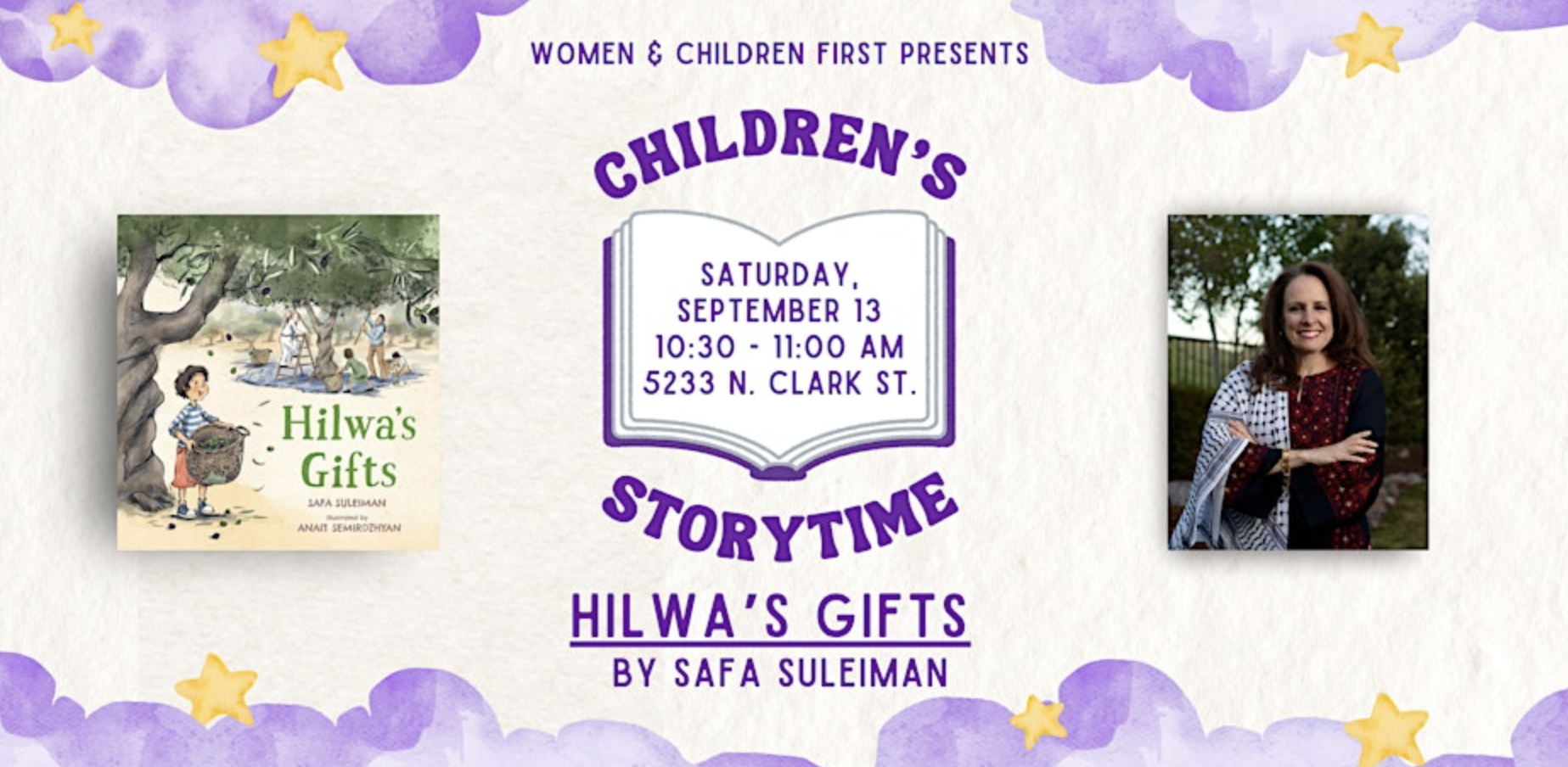 Children's Storytime: HILWA'S GIFTS by Safa Suleiman
