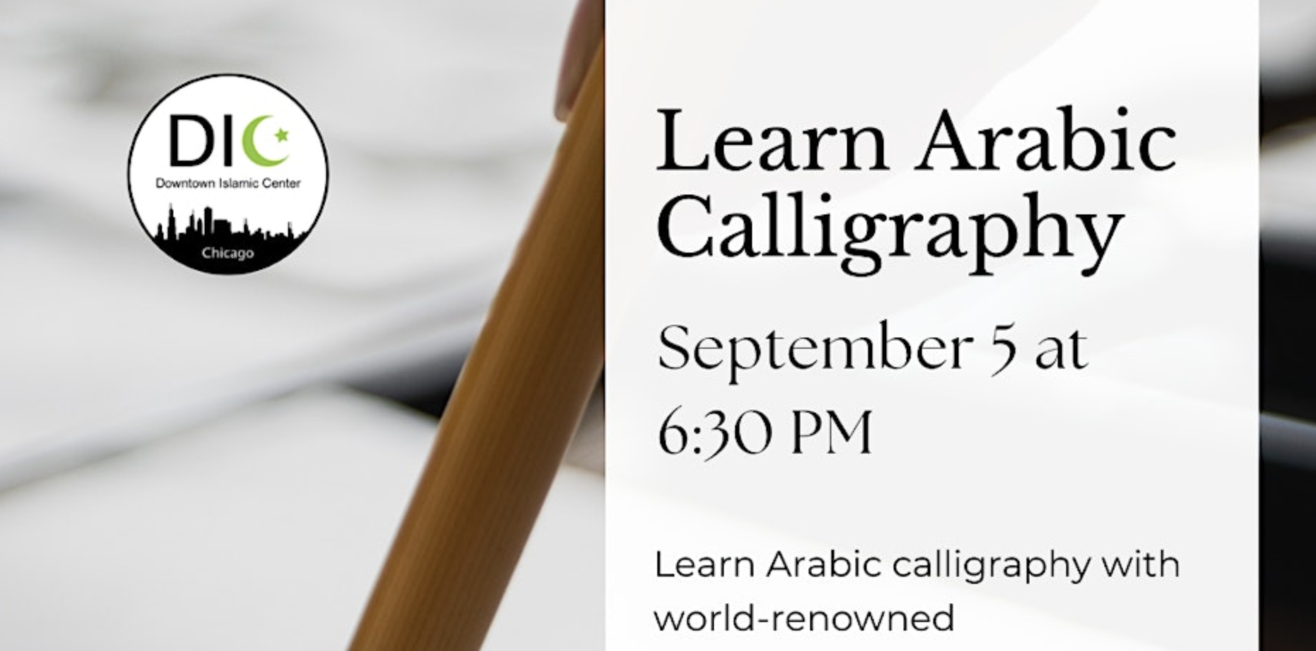 Learn Arabic Calligraphy