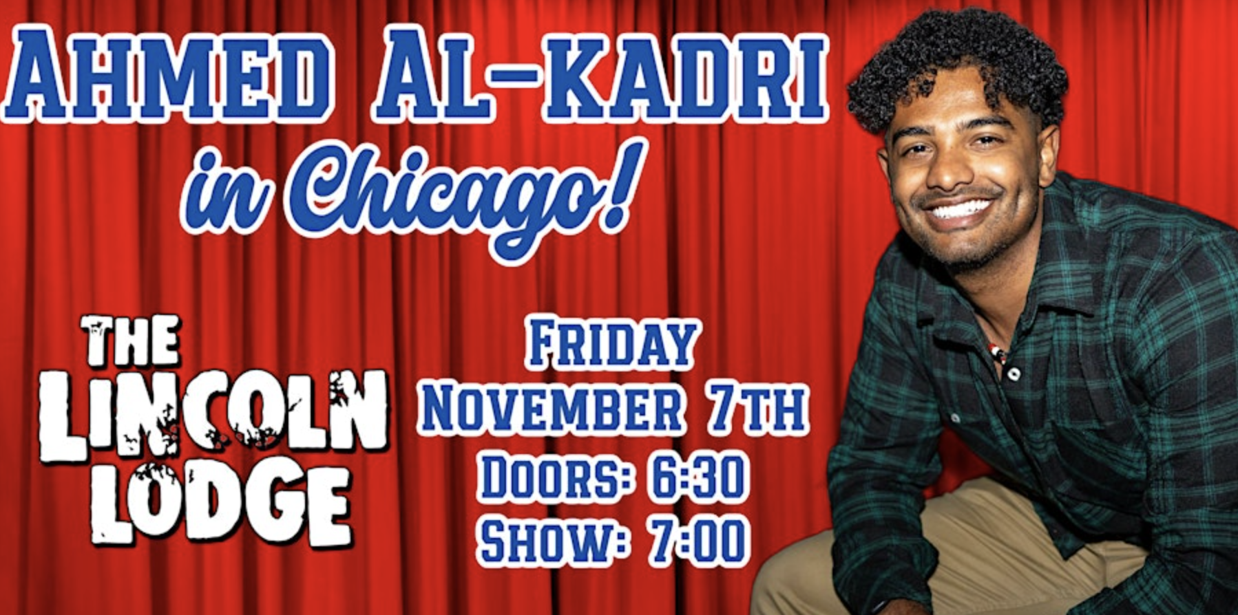 Yemeni-American comedian Ahmed Al-kadri (live in Chicago)
