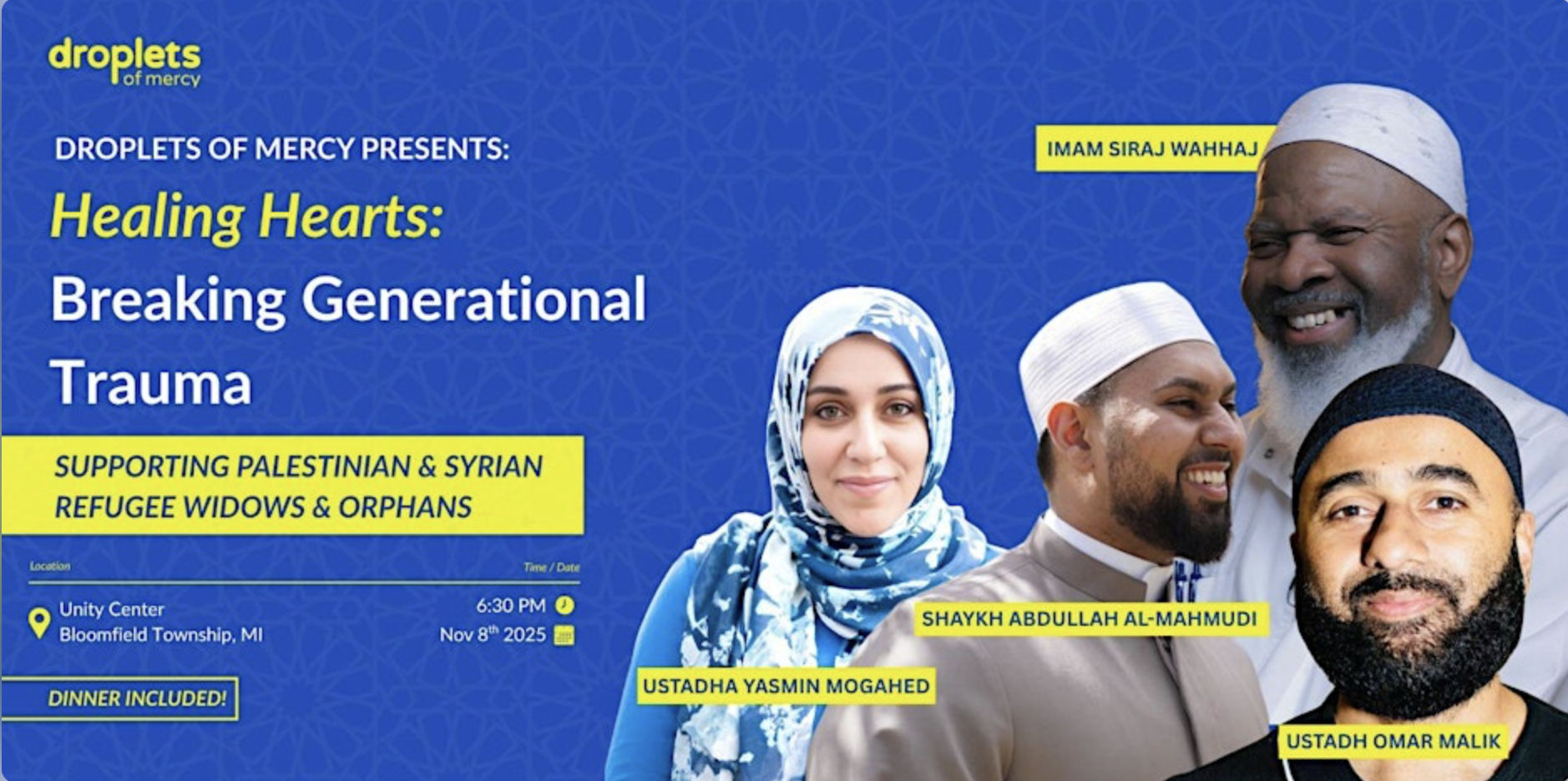 Healing Hearts: Breaking Generational Trauma - Dinner Included