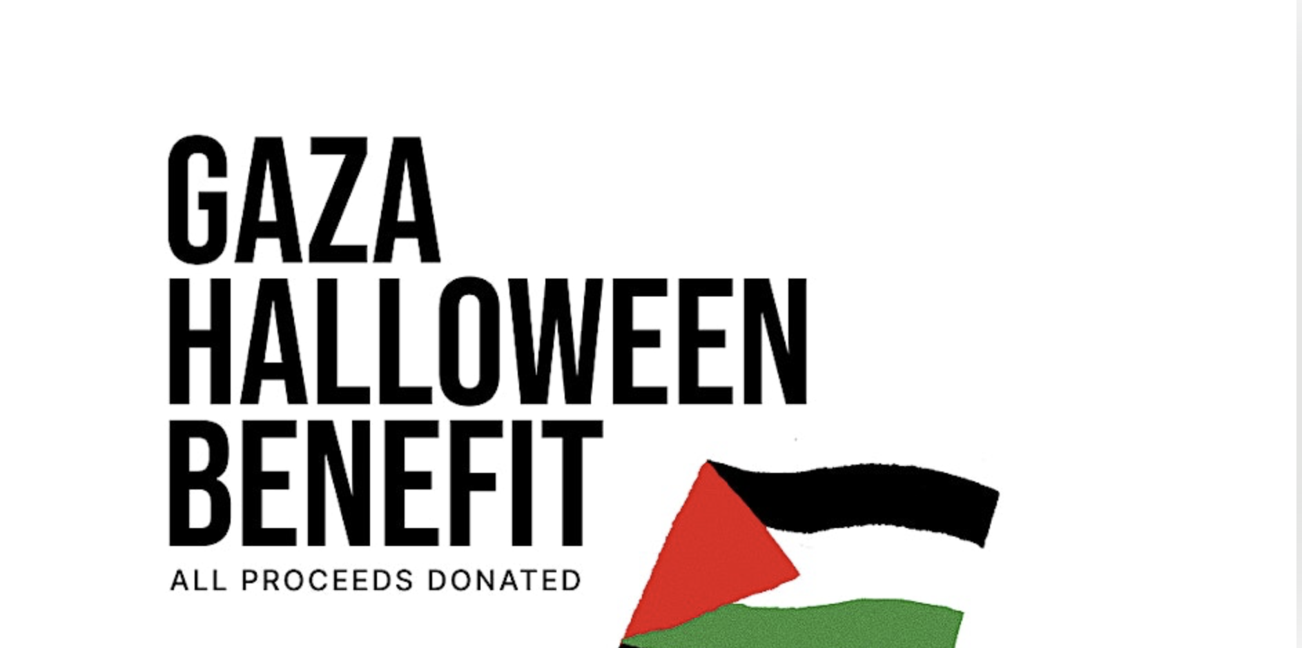 Gaza Halloween Benefit