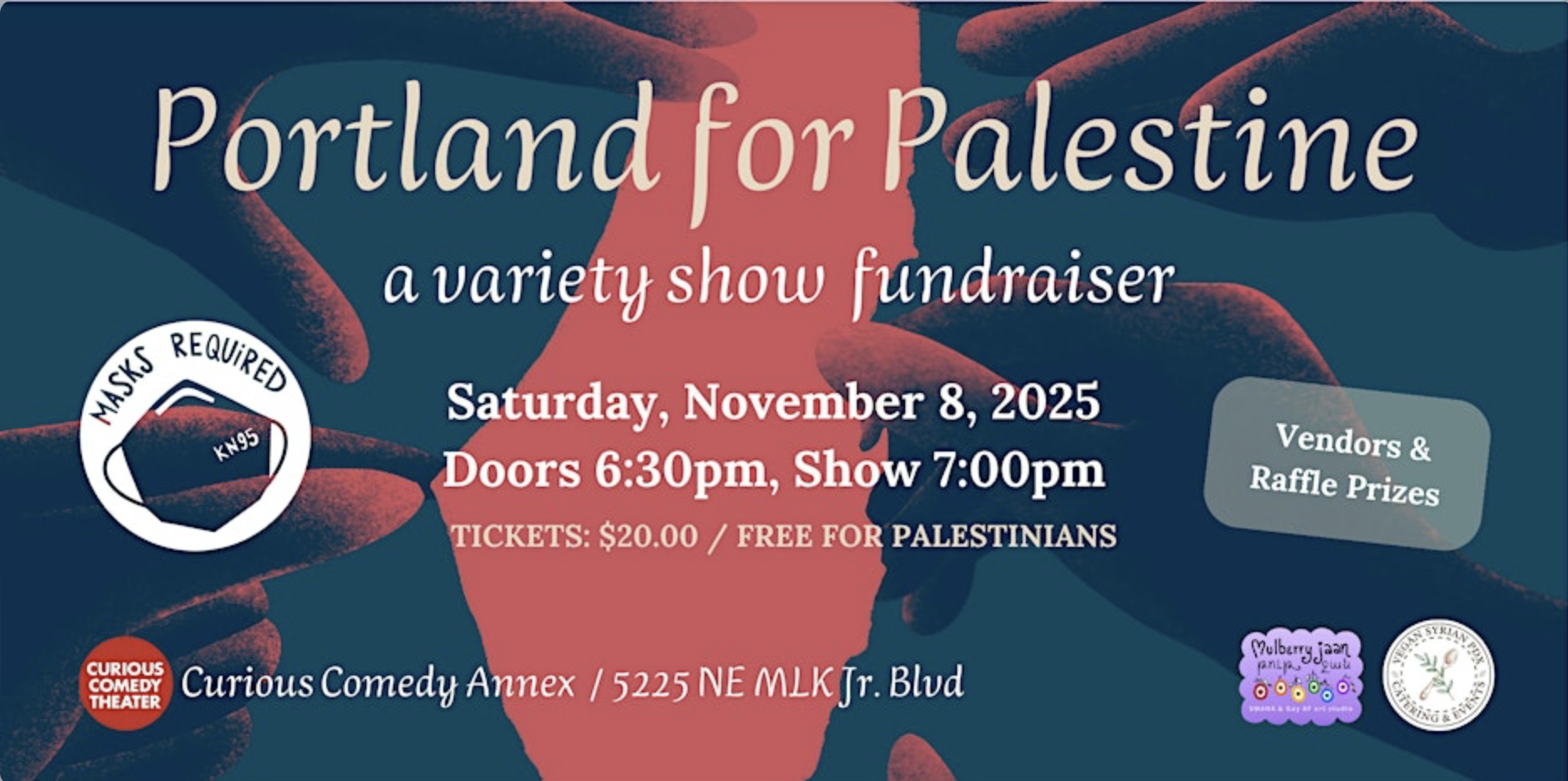 Portland For Palestine: A Variety Show Fundraiser