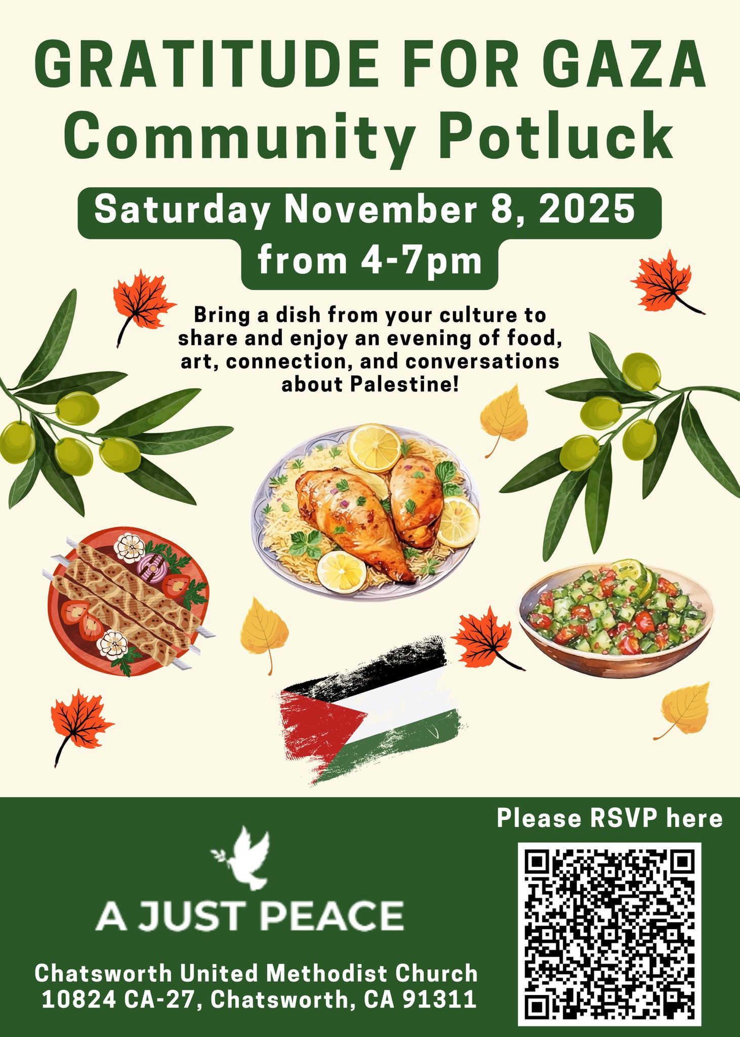 Gratitude for Gaza: Community Potluck