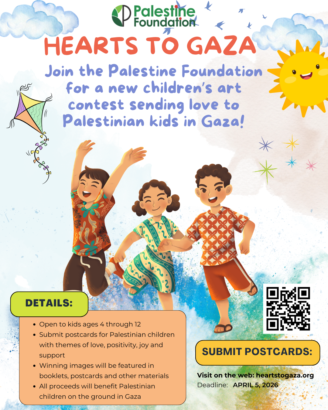 Hearts to Gaza: Postcards of Love for Palestinian Children