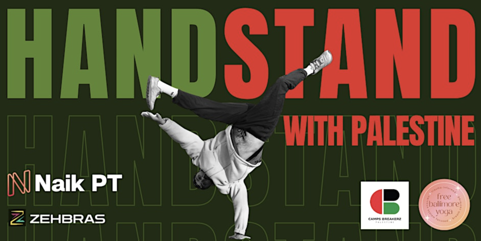 Hand STAND with Palestine