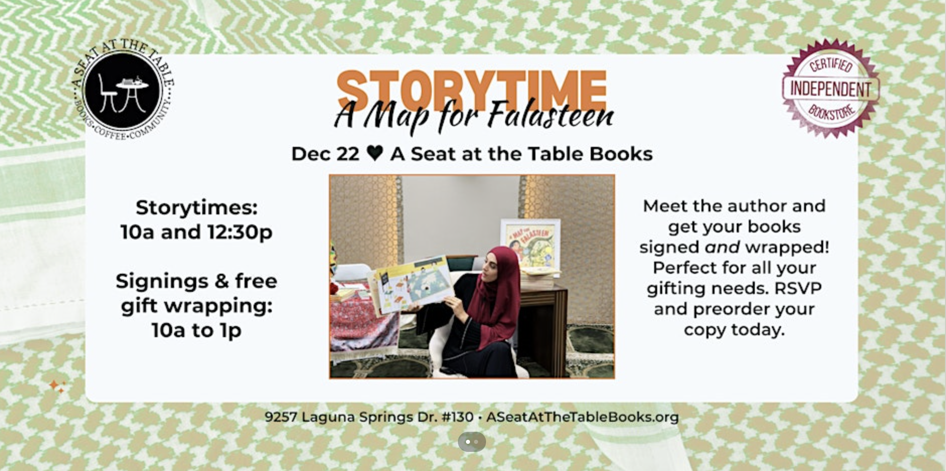 Storytime and Signing: A Map for Falasteen