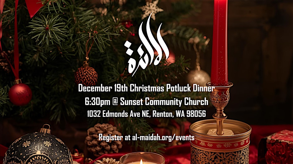 Christmas Potluck dinner for Christians and Muslims