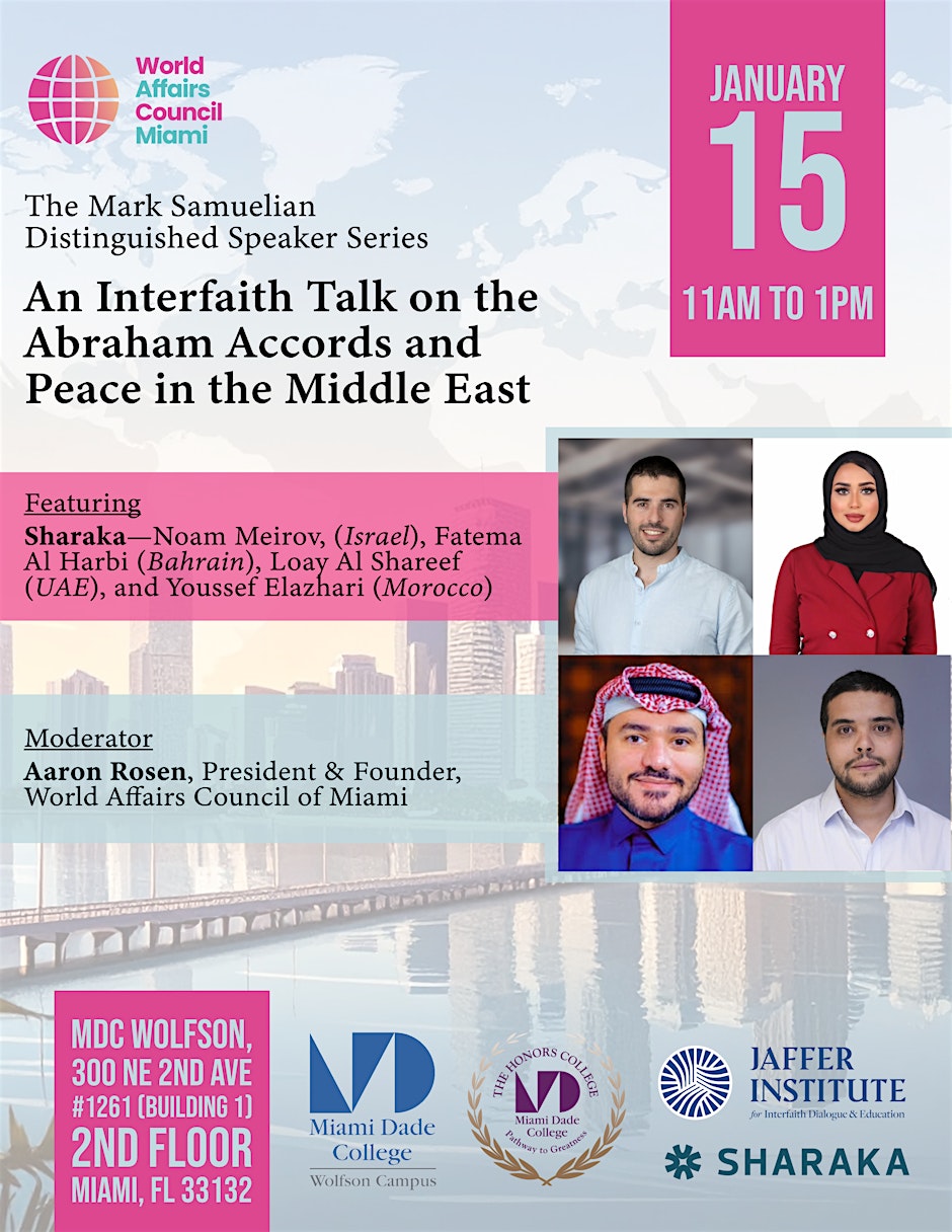 An Interfaith Talk on the Abraham Accords and Peace in the Middle East