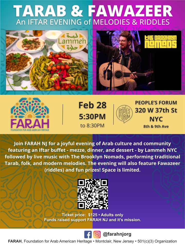 TARAB & FAWAZEER: An Iftar Evening of Melodies & Riddles