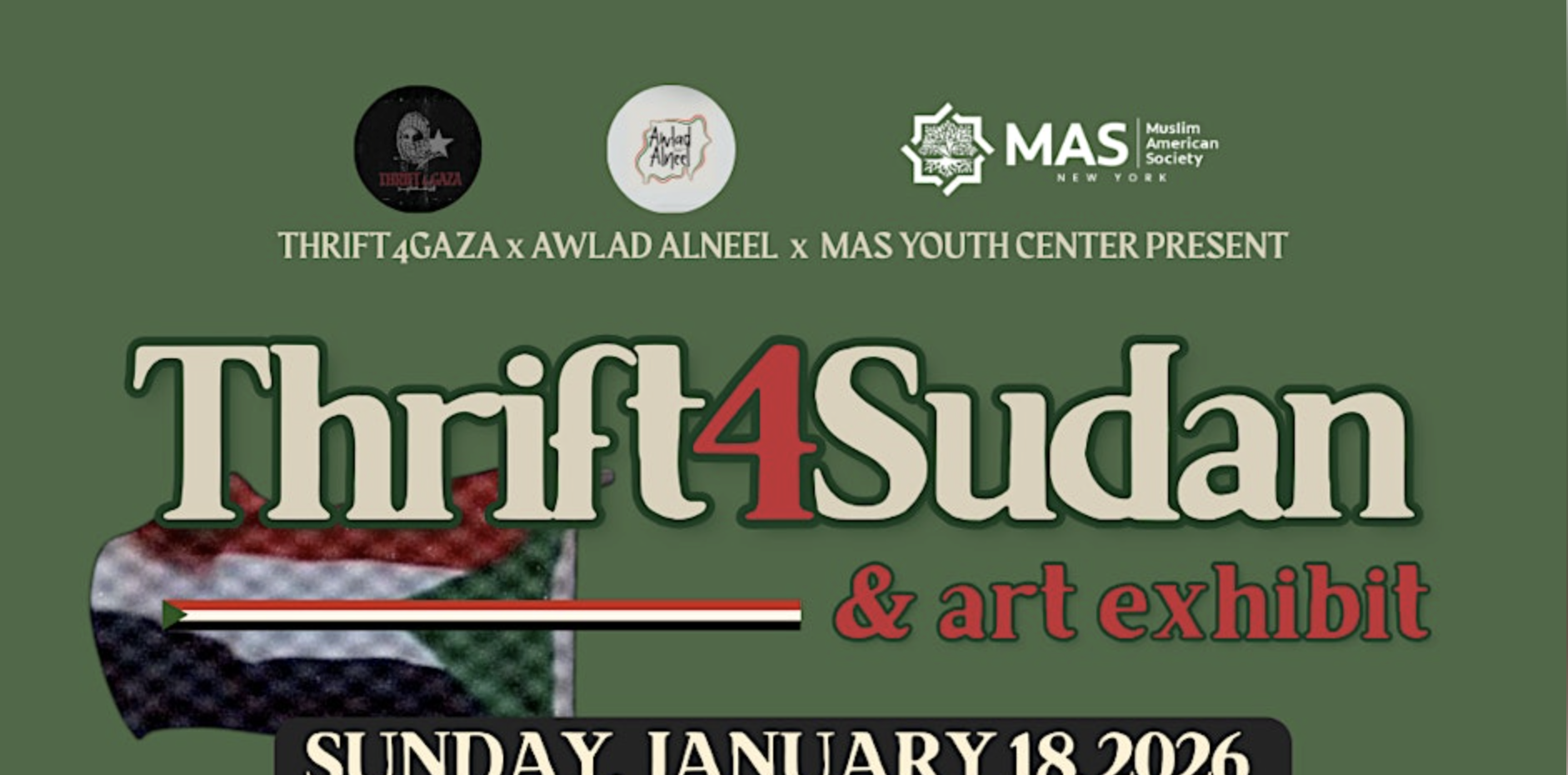 Thrift4Sudan + Art Exhibit