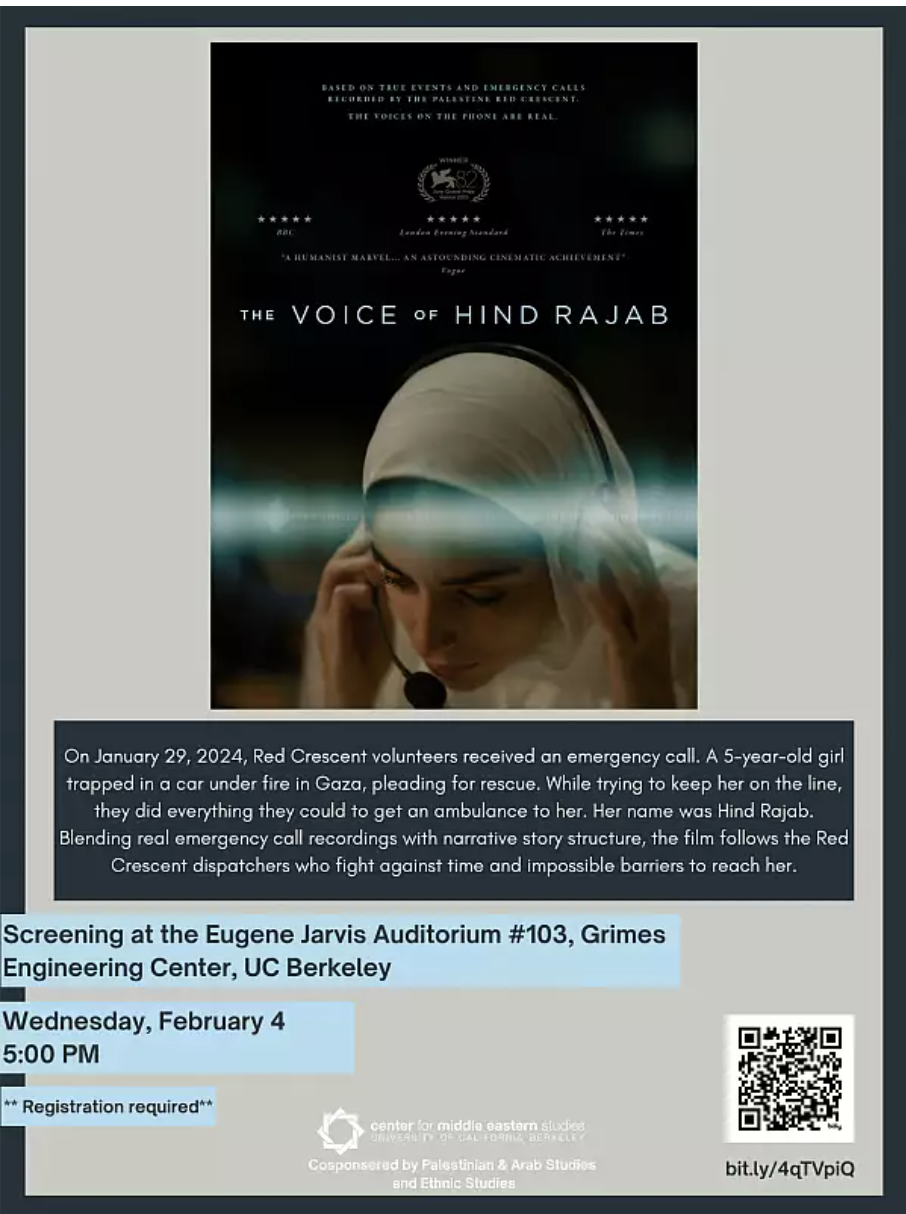 Film Screening | “The Voice of Hind Rajab”