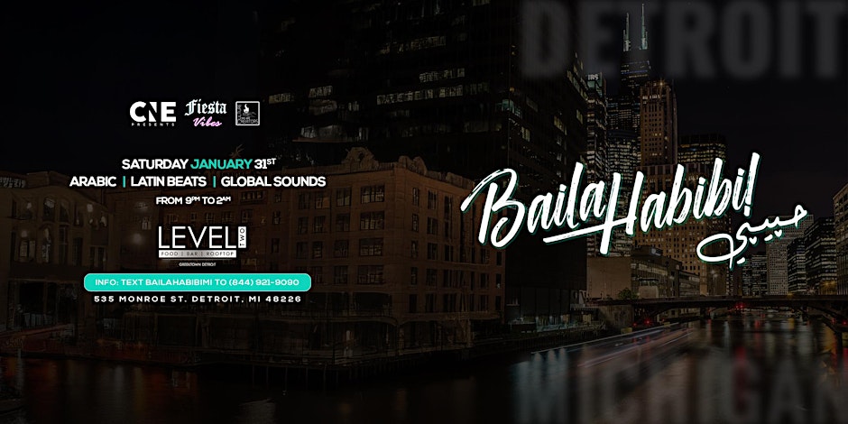 Baila Habibi حبيبي DETROIT Rooftop Party