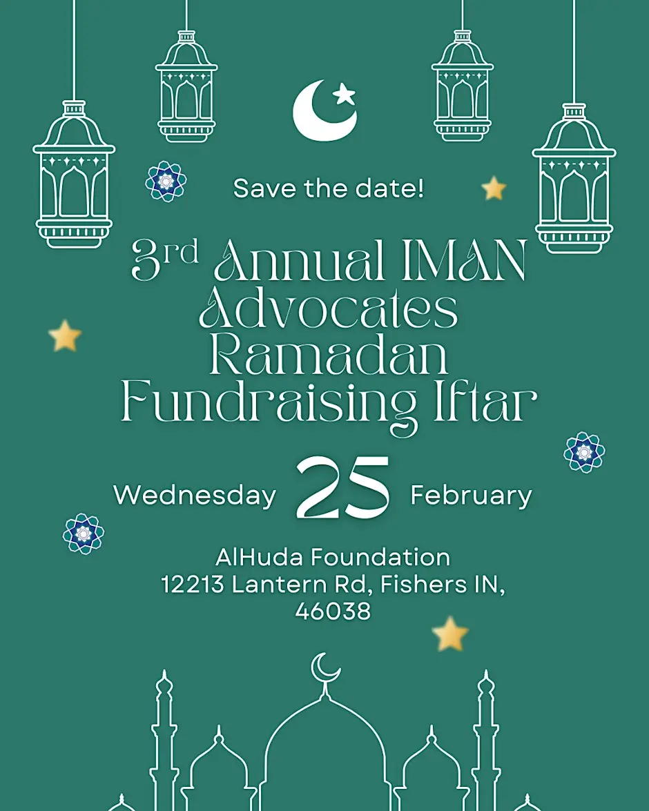 3rd Annual IMAN Advocates Ramadan Fundraising Iftar