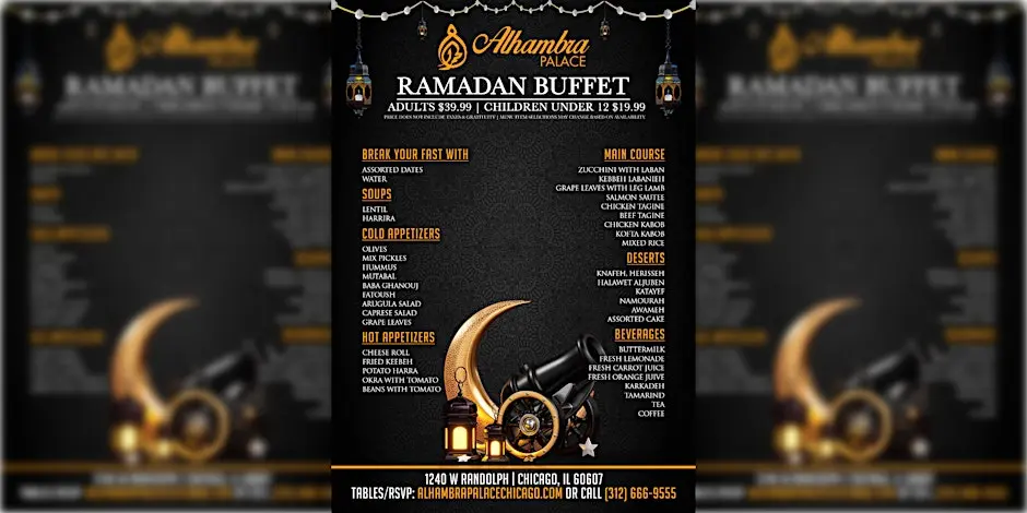 Alhambra Palace Ramadan Iftar Buffet