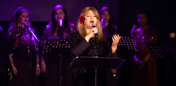 Jawqa presenting “Shoo Hal Eyyam: A Tribute to Ziad Rahbani” at Fordson High School