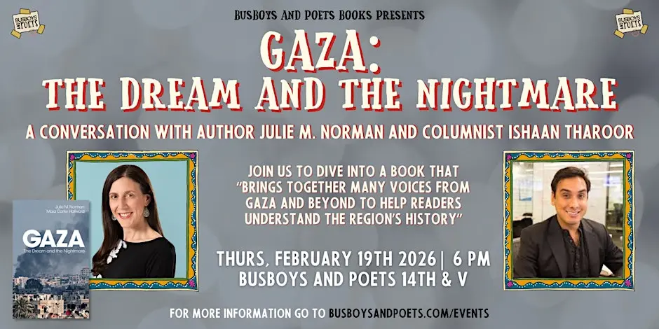 GAZA: THE DREAM AND THE NIGHTMARE | Busboys and Poets Books