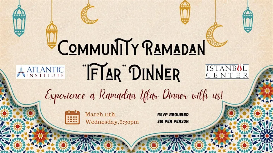 Ramadan Community Iftar Dinner for Non-Muslim Friends (Age 15+)