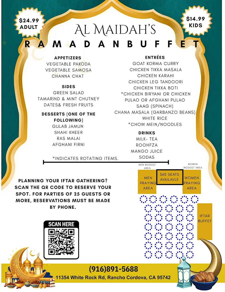 Ramadan Iftar At Al Maidah Resturant