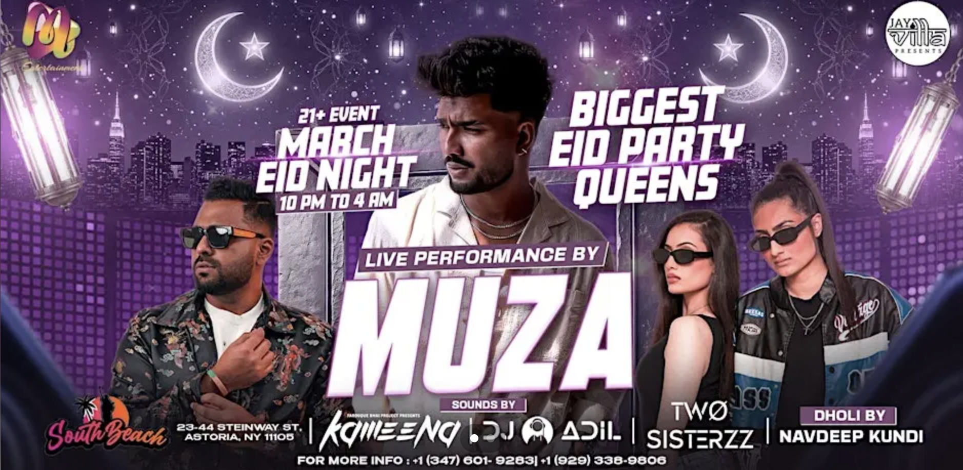 Eid Party at Olympia/ South Beach of NY