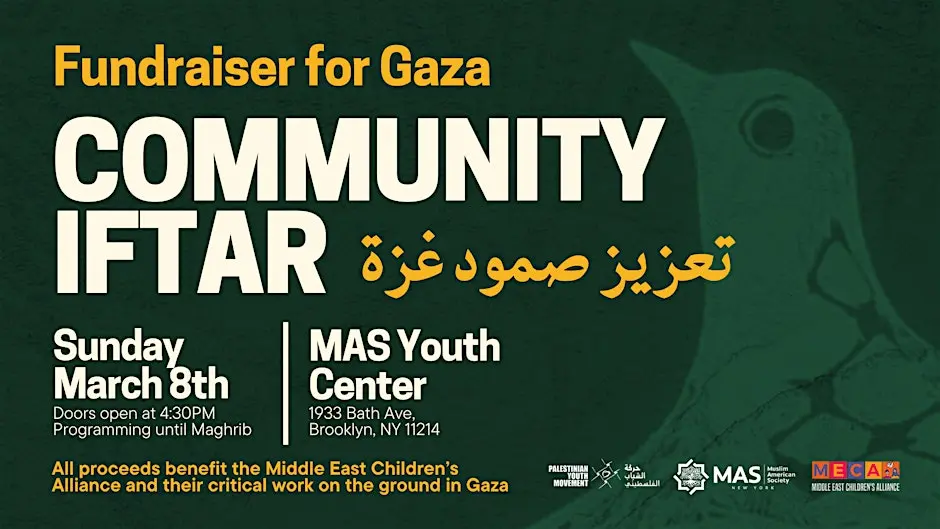 Community Iftar & Fundraiser for Gaza