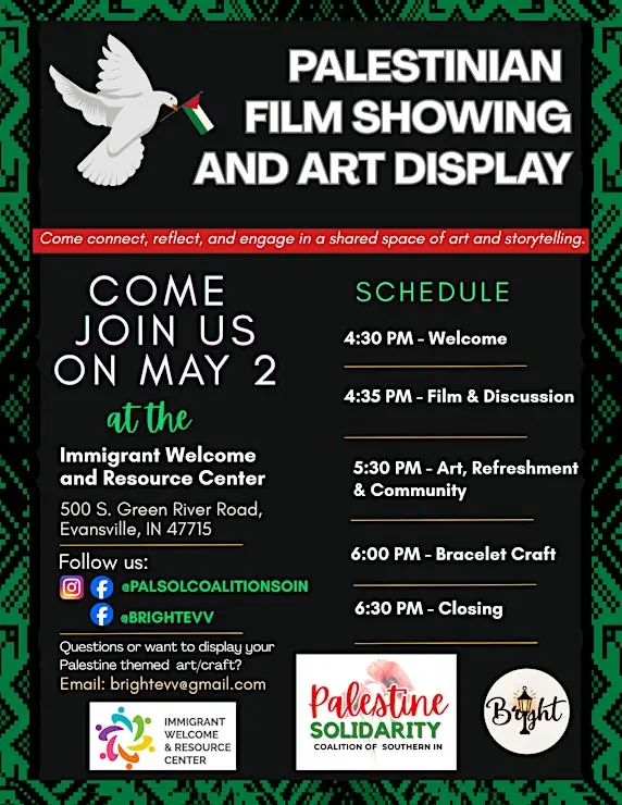 Palestinian Film Showing and Art Display