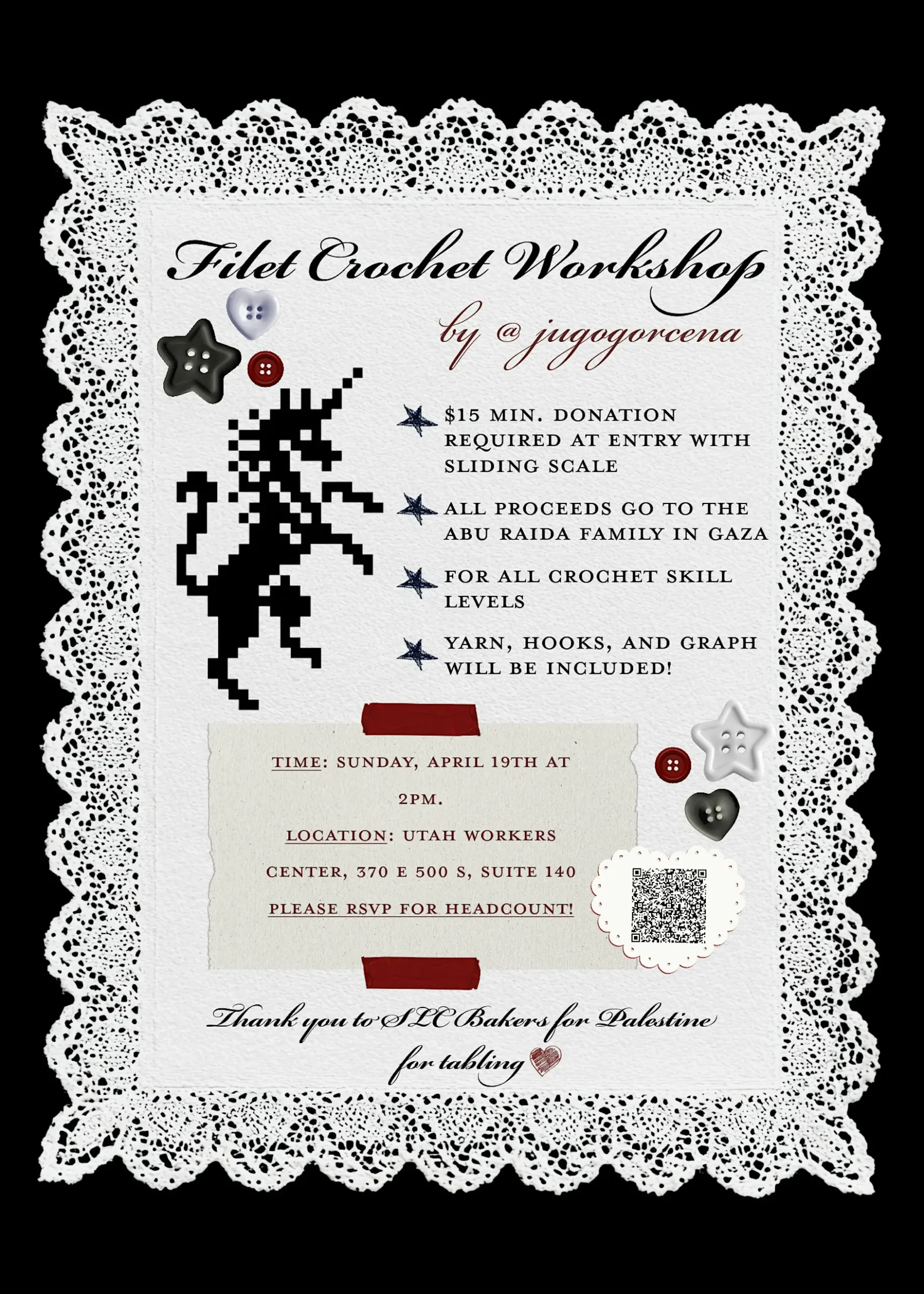 Filet Crochet Workshop