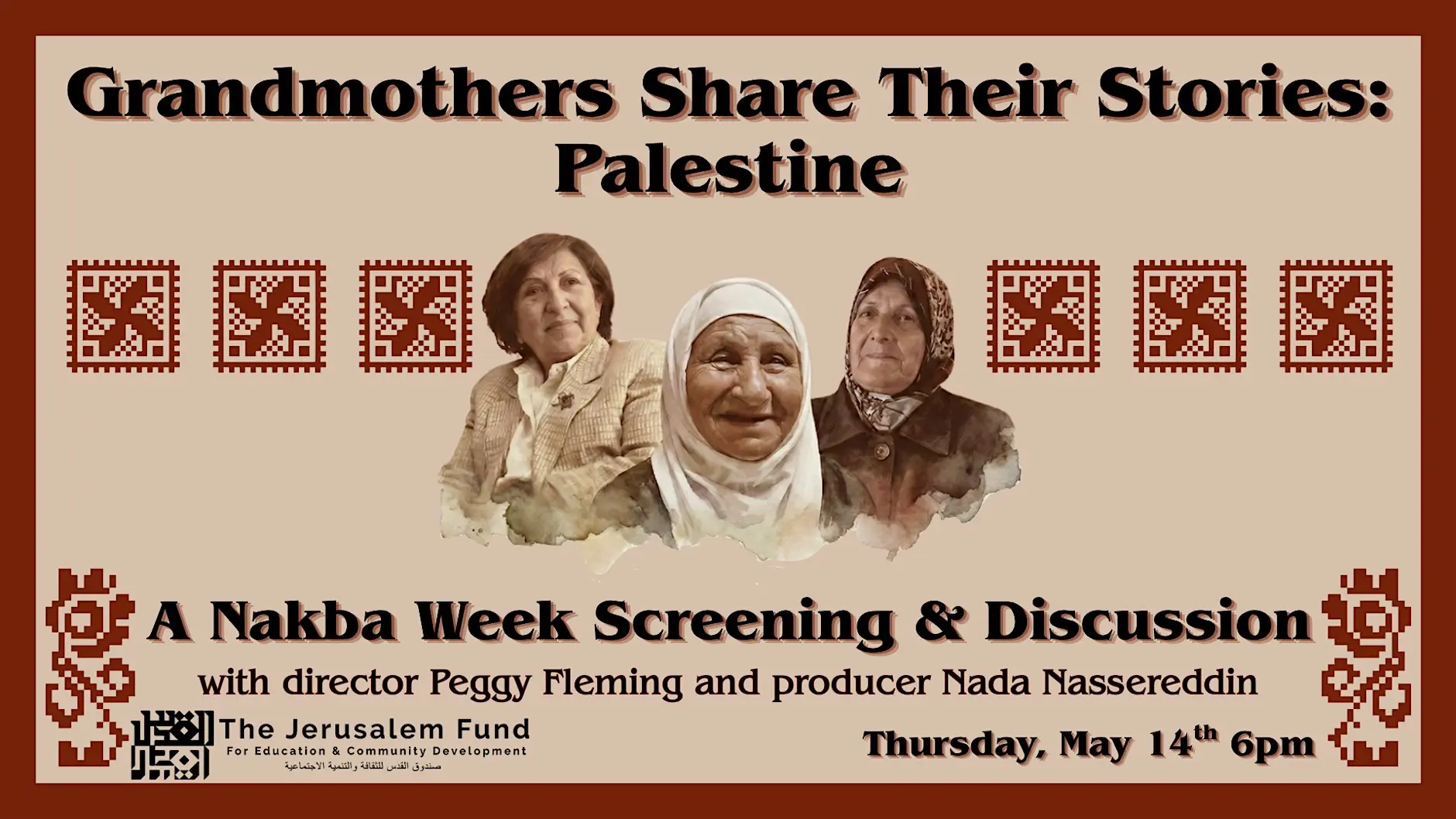 Grandmothers Share Their Stories: Palestine — Screening & Discussion