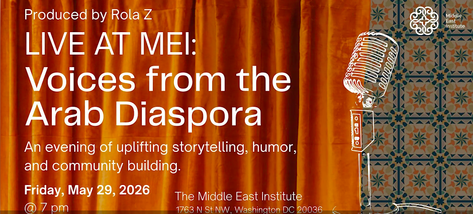 LIVE at MEI: Voices from the Arab Diaspora
