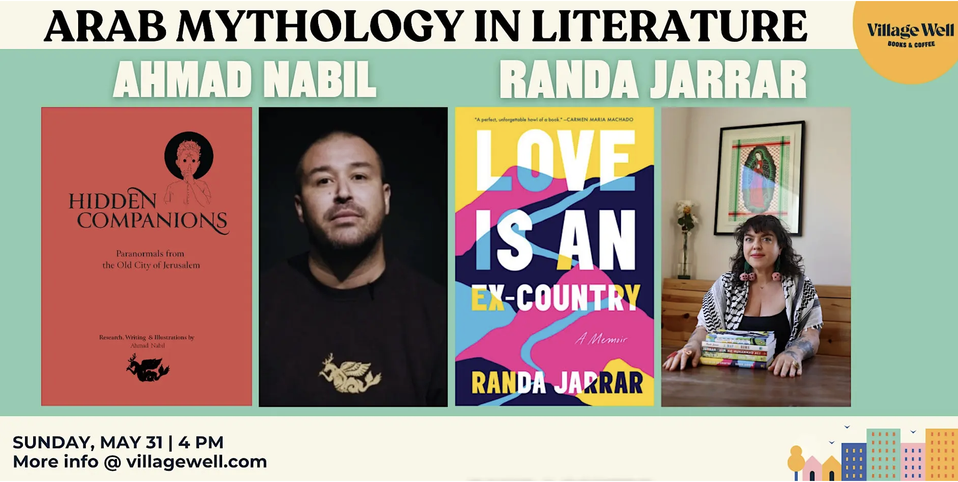 Arab Mythology in Literature w/ Ahmad Nabil & Randa Jarrar