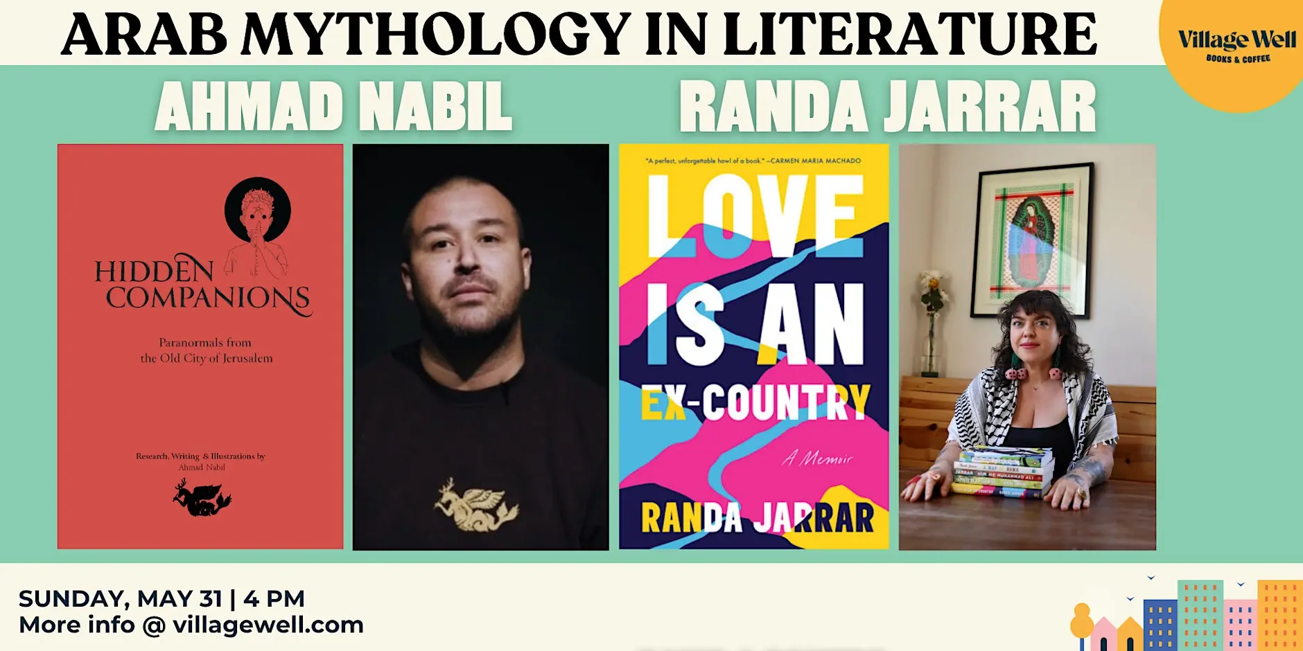 Arab Mythology in Literature w/ Ahmad Nabil & Randa Jarrar