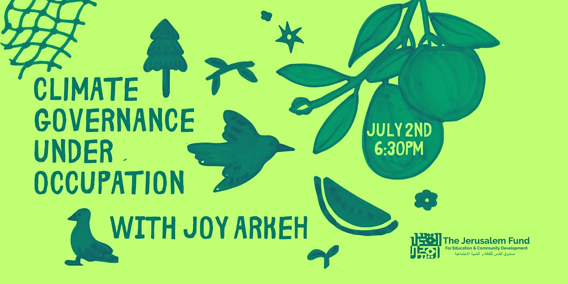 Climate Governance Under Occupation: Water, Energy&Agriculture in Palestine