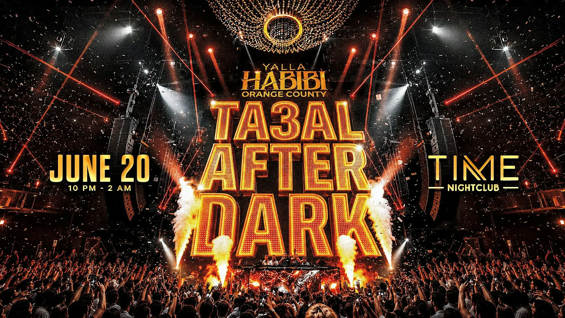 Yalla Habibi OC After Dark: Arabic Party @Time Nightclub
