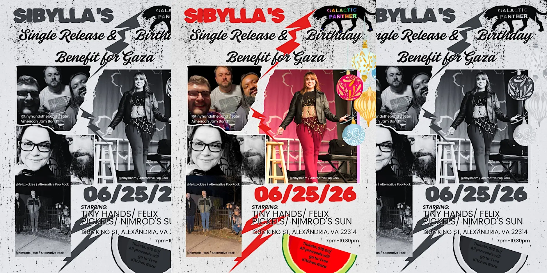 LIVE MUSIC: Sibylla's Single Release & Birthday Benefit for Gaza