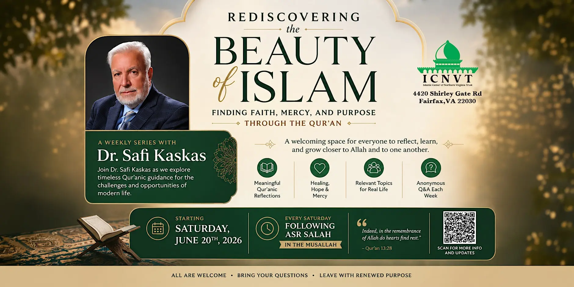 Rediscovering the Beauty of Islam - Lecture Series