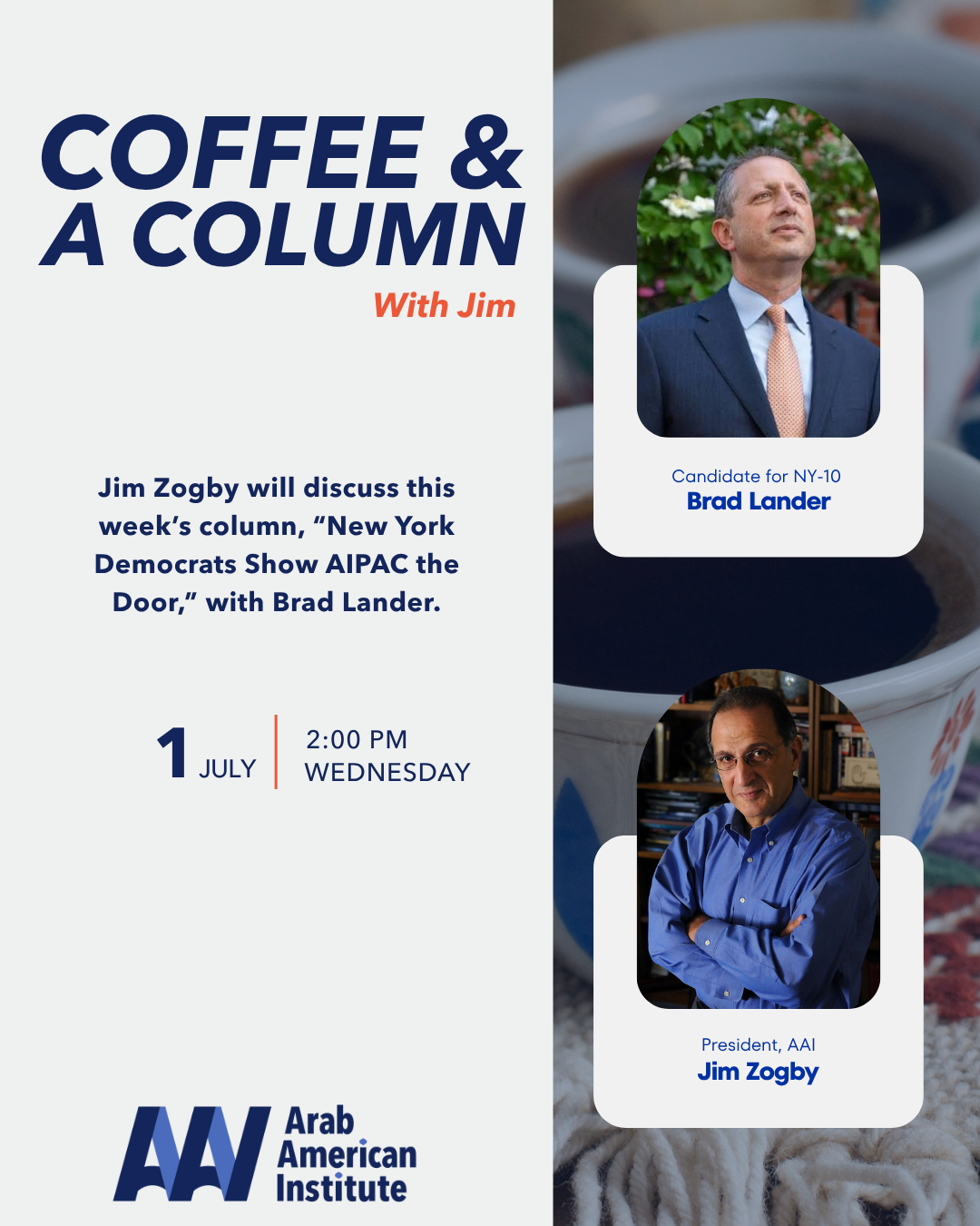 Coffee and a Column with Jim