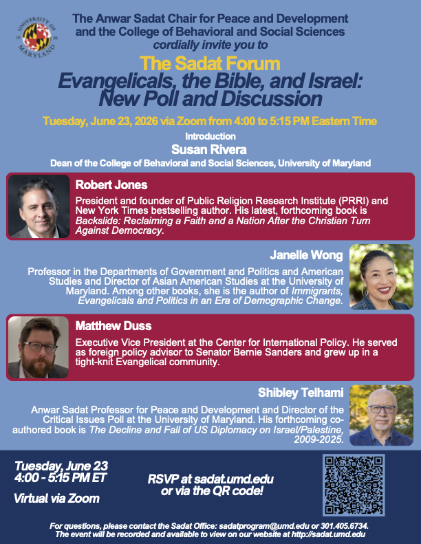 Evangelicals, the Bible, and Israel: New Poll and Discussion