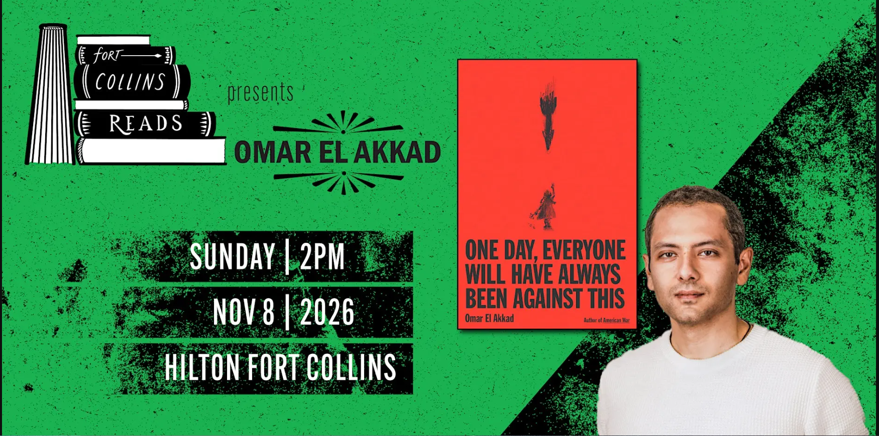 Fort Collins Reads Presents Omar El Akkad