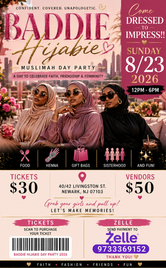 The Baddie Hijabi Muslimah Day Party