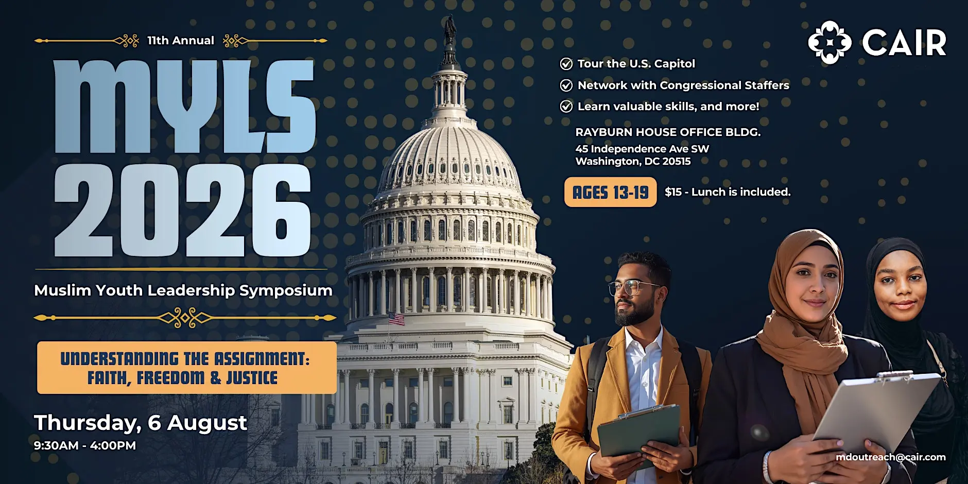 11th Annual Muslim Youth Leadership Symposium #MYLS2026