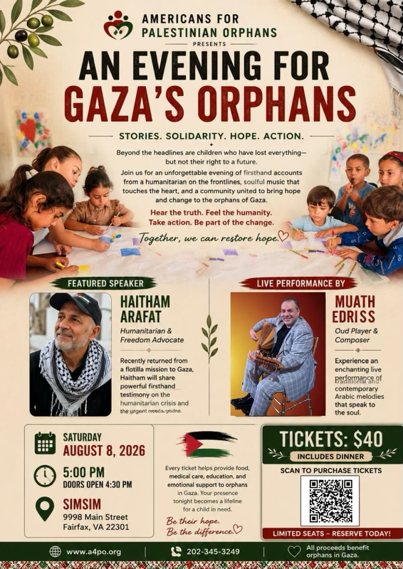 An Evening for Gaza's Orphans