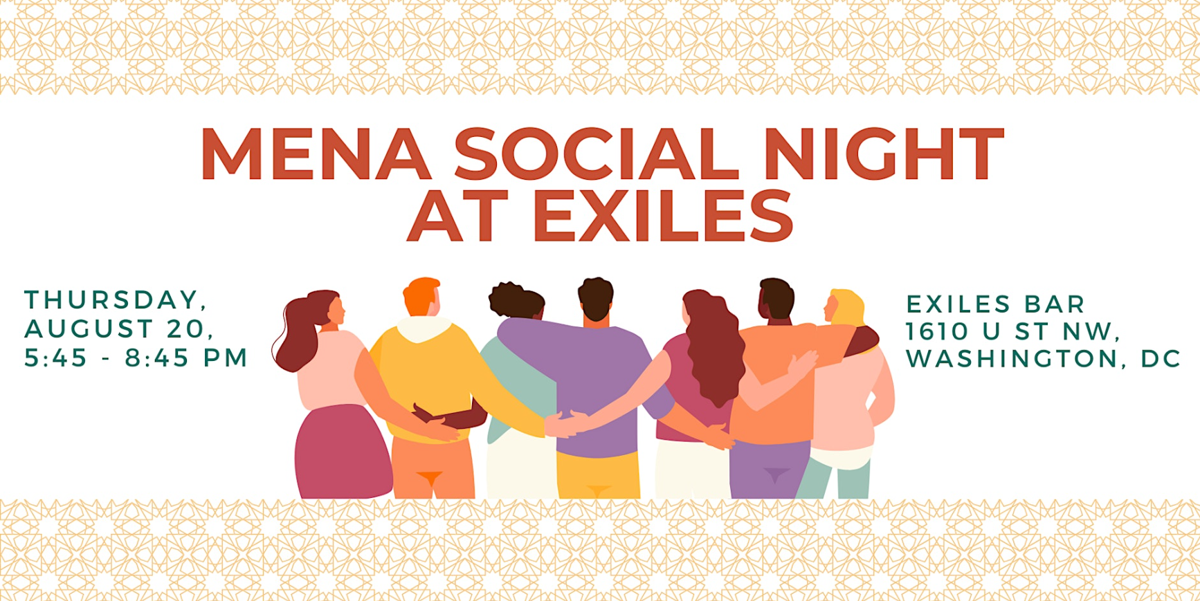 MENA Social Night at Exiles Bar
