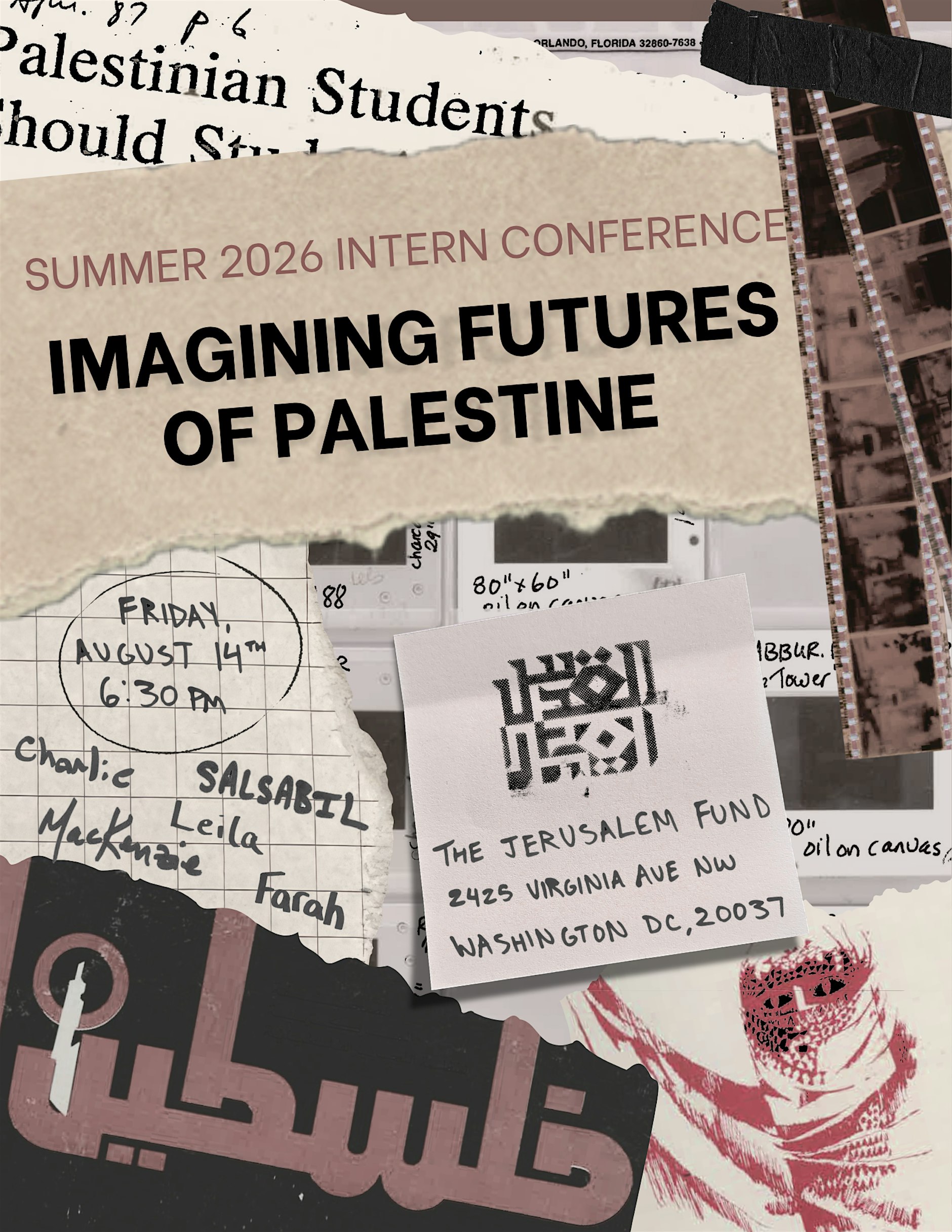 Imagining Palestine: Interns' Research Conference
