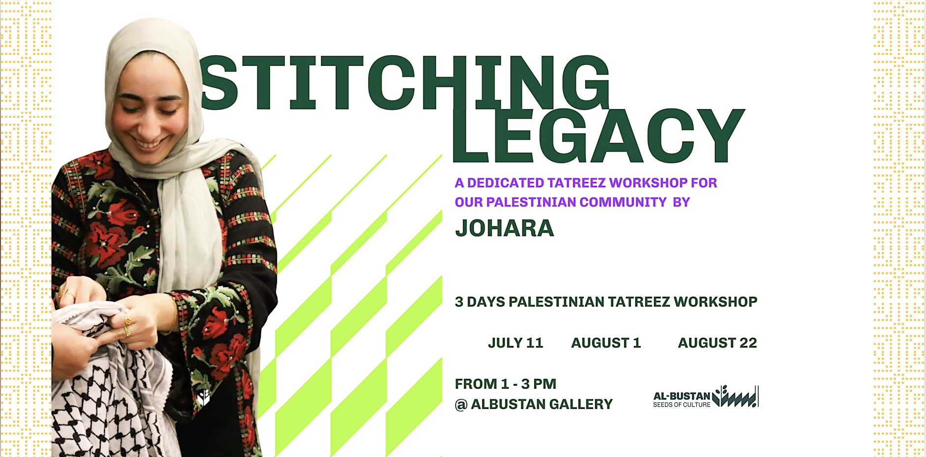 TATREEZ WORKSHOP WITH JOHARA